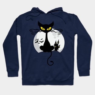 Black Cat Halloween edition Hoodie